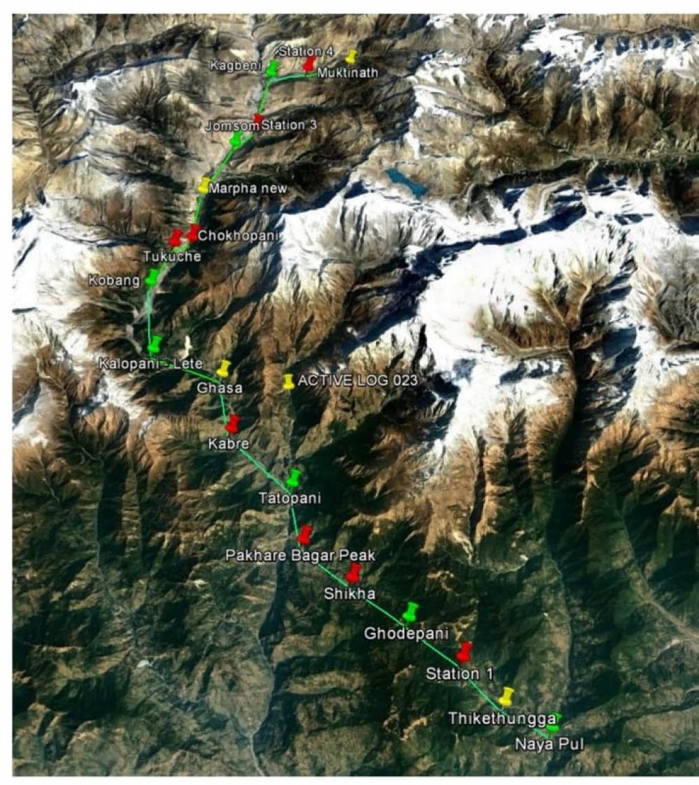 This is how Pokhara-Muktinath Cable Car is being built